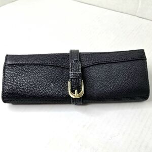 Jewelry Roll/travel Case. Black.